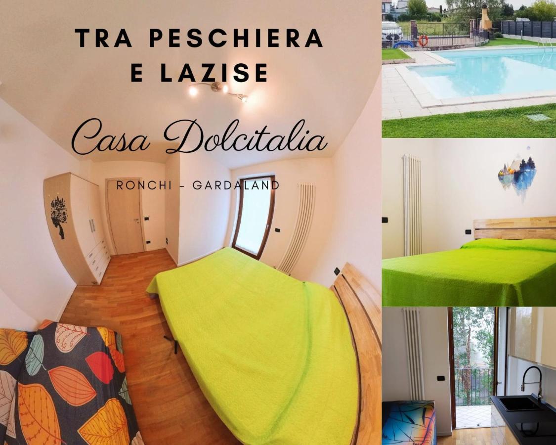 Casa Dolcitalia A Gardaland Con Piscina Appartement Ronchi  Buitenkant foto